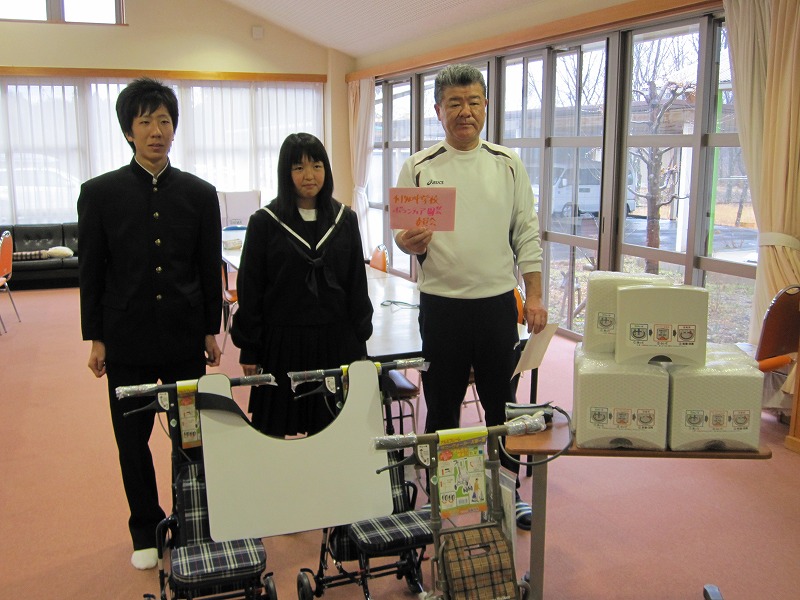 中津川市社会福祉協議会｜付知中学校ﾎﾞﾗﾝﾃｨｱ園芸委員会より・・