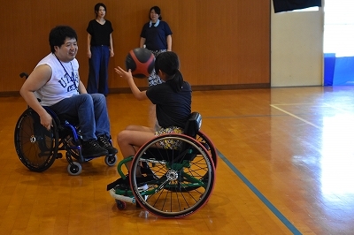 付知地域「福祉体験セミナー」で障がい者スポーツ体験！